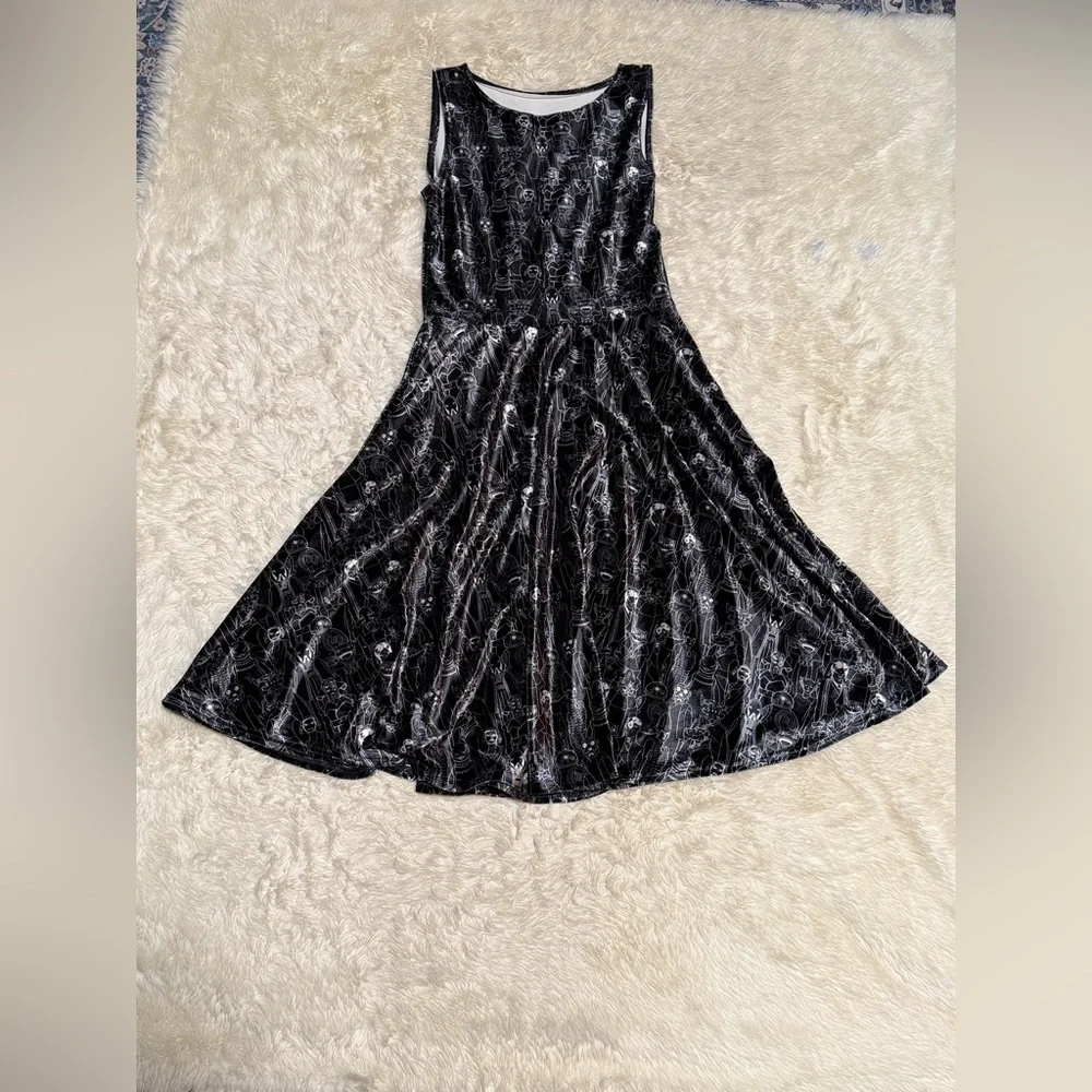 Blackmilk Star Wars Sentients Velvet Princess Midi Dress - Size Large - Picture 4 of 8